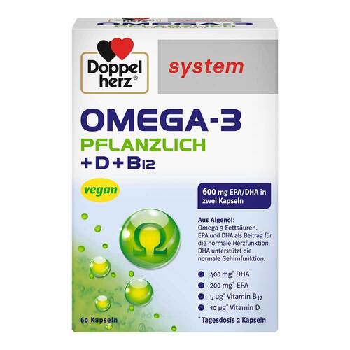 Doppelherz Omega-3 pflanzlich system Kapseln - 1