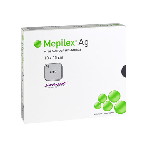 Mepilex Ag Schaumverband 10x10 cm steril - 1