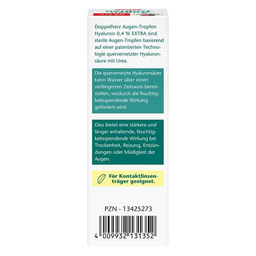 Doppelherz Augen-Tropfen Hyaluron 0,4% Extra - 2