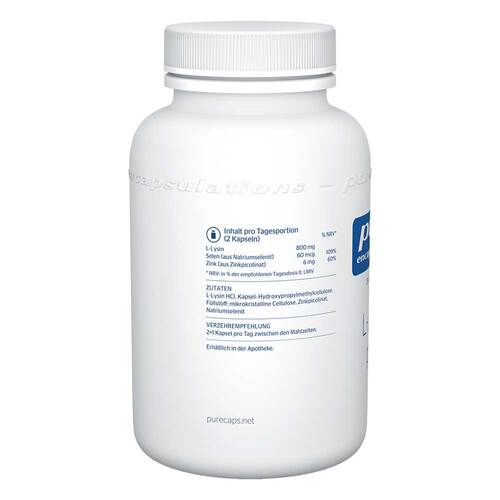 Pure Encapsulations L-Lysin plus Kapseln - 3