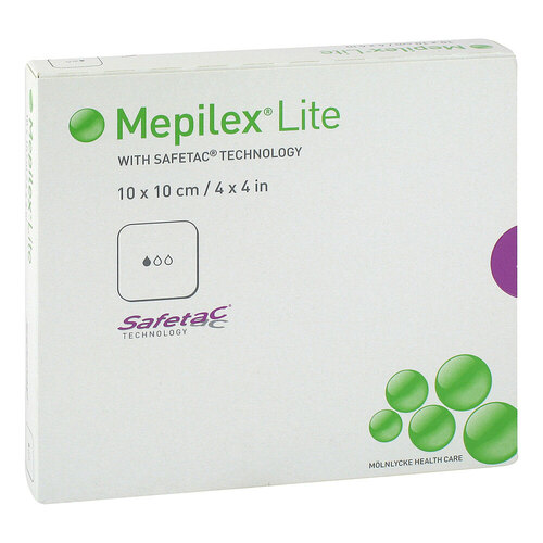 Mepilex Lite 10x10 cm Schaumverband steril - 1