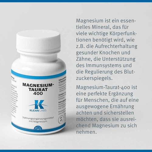 Magnesium Taurat 400 Tabletten - 4