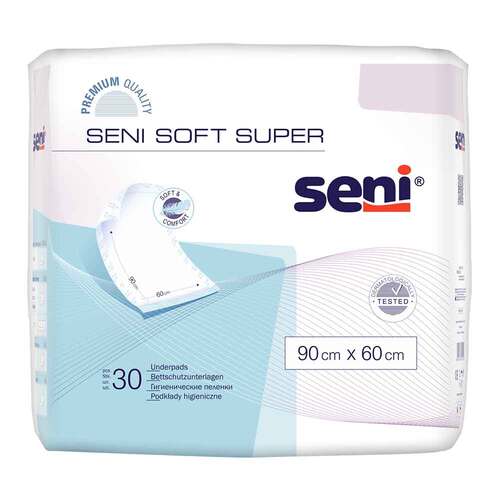 Seni Soft Super Bettschutzunterlagen 90x60 cm - 1