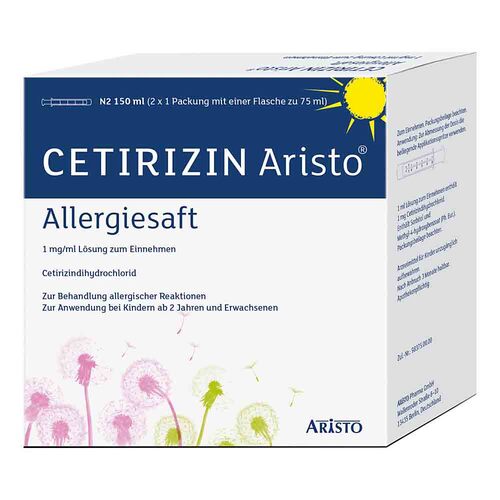 Cetirizin Aristo Allergiesaft 1 mg / ml L&ouml;sung zum Einnehmen  - 1