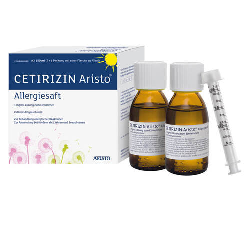 Cetirizin Aristo Allergiesaft 1 mg / ml L&ouml;sung zum Einnehmen  - 2