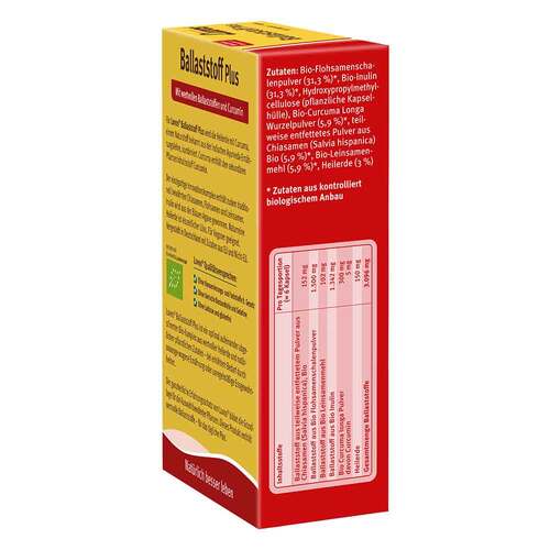 Luvos Heilerde Bio Ballaststoff Plus Kapseln - 4