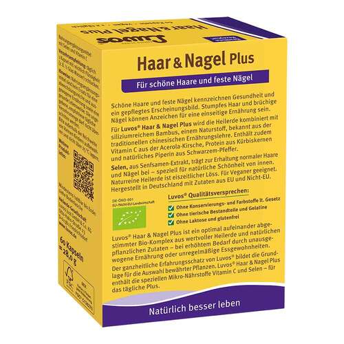 Luvos Heilerde Bio Haar &amp; Nagel Plus Kapseln - 2