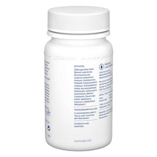 Pure Encapsulations B12 Folate melt Lutschtabletten  - 3
