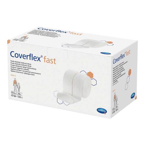 Coverflex fast Schlauchverband Gr&ouml;&szlig;e 5 17,5 cmx10 m wei&szlig; - 1