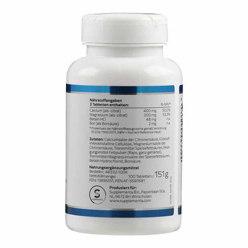 Calcium + Magnesium + Bor Tabletten - 3