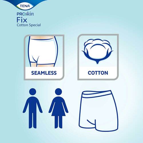 Tena Fix Cotton Special L Fixierhosen - 4