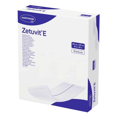 Zetuvit E Saugkompressen steril 20x20 cm - 1