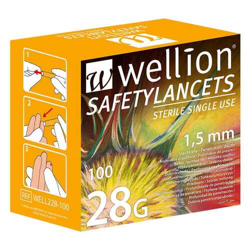 wellion® Safetylancets 28G - 1