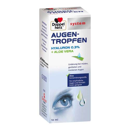 Doppelherz Augen-Tropfen Hyaluron 0,3% system - 1
