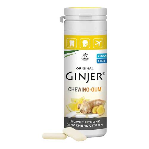Ingwer Ginjer Kaugummi Zitrone - 1