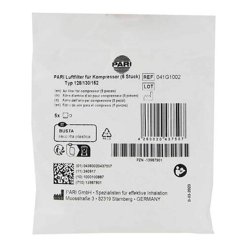 Pari Filtereinsatz Typ 130 / 152 / 128 - 1