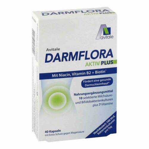 Darmflora Aktiv Plus 100 Mrd.Bakterien + 7 Vitamine - 1