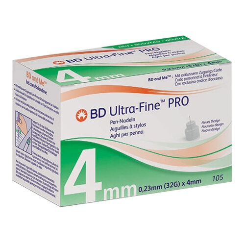 BD Ultra-Fine Pro Pen-Nadeln 4 mm 32 G - 1