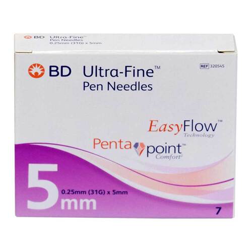 BD Ultra-Fine Pen-Nadeln 5 mm 31 G - 1