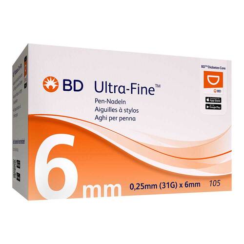 BD Ultra-Fine Pen-Nadeln 6 mm 31 G - 1