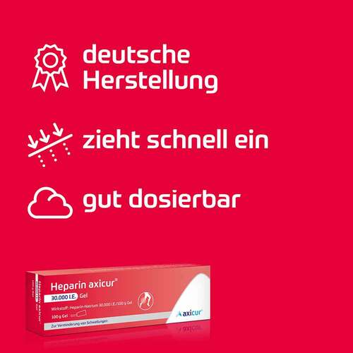 Heparin axicur® 30.000 I.E. Gel  - 5