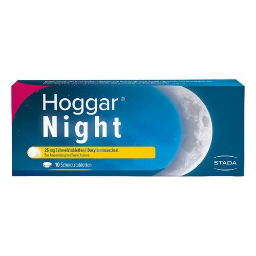 Hoggar Night 25 mg Doxylamin Schlaf-Schmelztabletten - 1