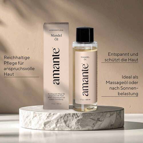 Mandelöl 100% rein Hautpflegeöl Amante - 3