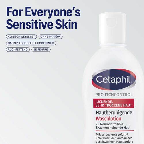 Cetaphil Pro Itch Control hautberuhigende Waschlotion - 5