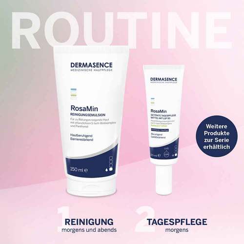 Dermasence Rosamin get&ouml;nte Tagespflege mittel LSF 50 Creme - 6
