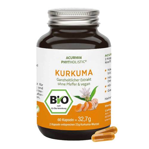 Acurmin Phytholistic Bio-Curcuma-Extrakt Kapseln - 1