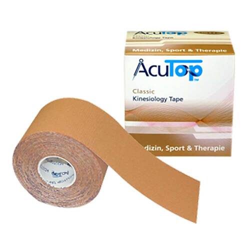 Acutop Kinesiologie Tape Classic 5 cmx5 m beige - 1