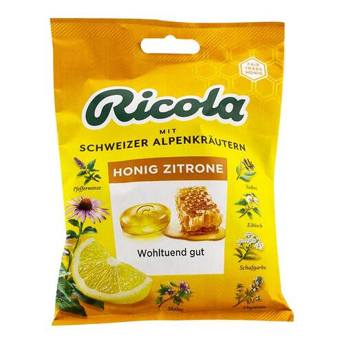 Ricola mit Zucker Beutel Echinacea Honig Zitrone Bonbons - 1