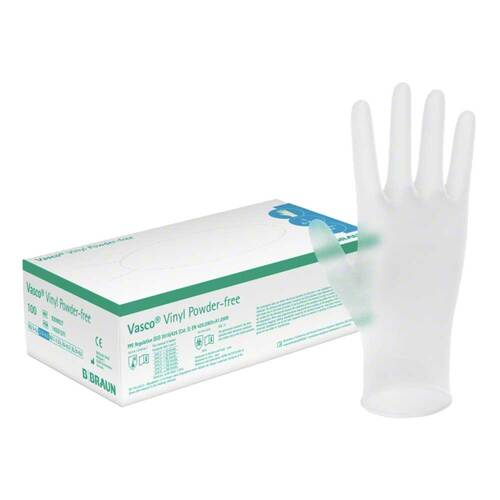 Vasco Vinyl powderfree Untersuchungshandschuhe unsteril S - 1