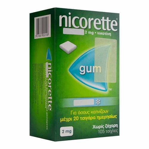 Nicorette Kaugummi 2 mg whitemint - 1