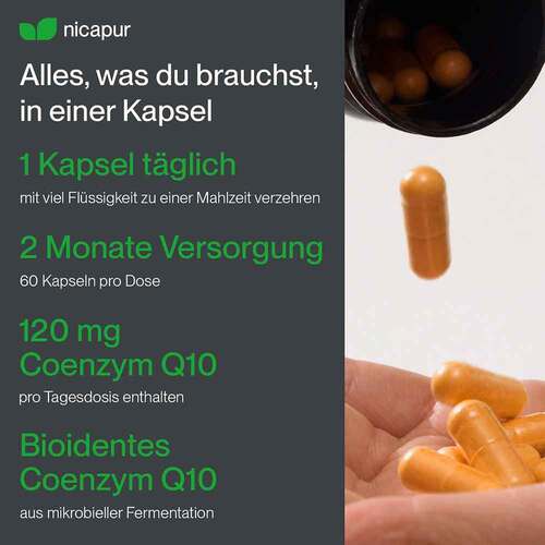 Nicapur CoQ10 120 mg Kapseln - 5