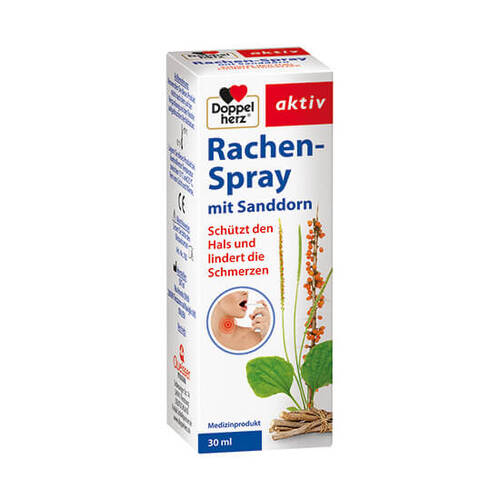 Doppelherz Rachen-Spray mit Sanddorn - 1