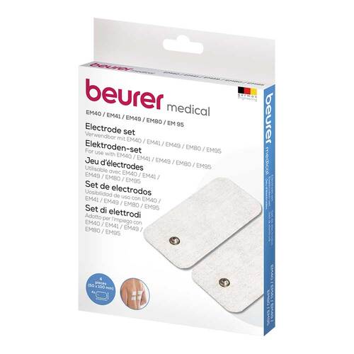 Beurer EM40 / 41 / 49 / 80 / 95 Elektroden 45x45 mm - 1