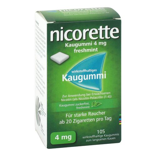 Nicorette Kaugummi 4 mg freshmint - 1