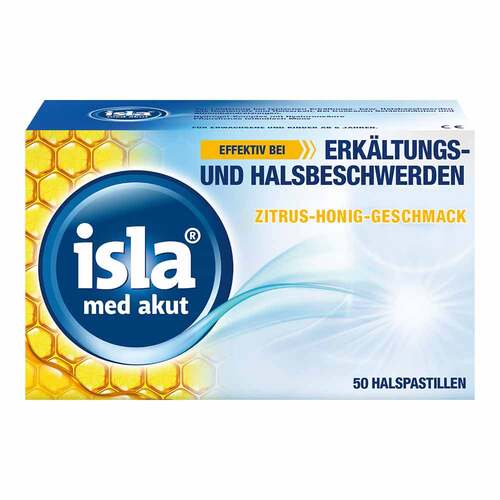 isla® med akut Pastillen Zitrus-Honig-Geschmack - 1