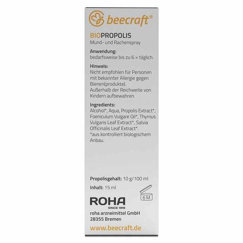 Beecraft Propolis Mund- und Rachenspray - 3