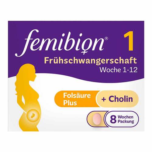 Femibion 1 Fr&uuml;hschwangerschaft Tabletten – 56 St&uuml;ck in der 8-Wochen-Packung - 1