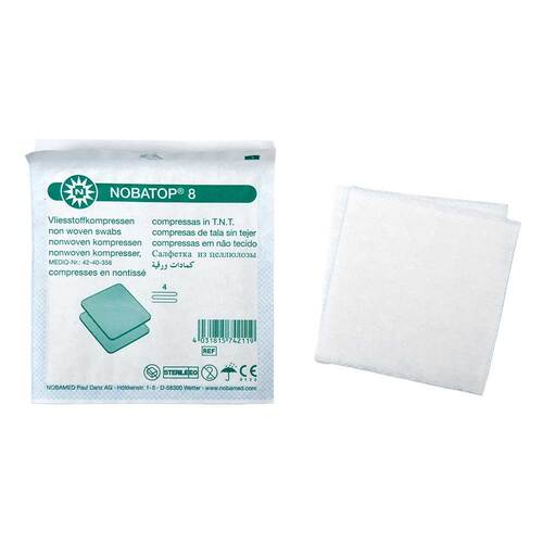Nobatop 8 Kompressen 5x5 cm steril - 1
