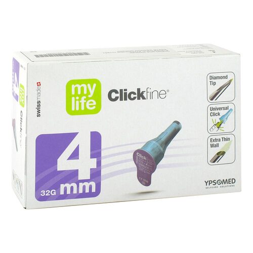 Mylife Clickfine Pen-Nadeln 4 mm Diamond Tip - 1