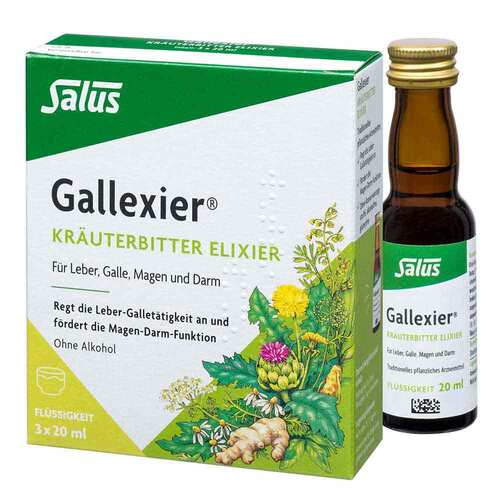 Gallexier Kr&auml;uterbitter Elixier Salus Fl&uuml;ss.z.E. - 1