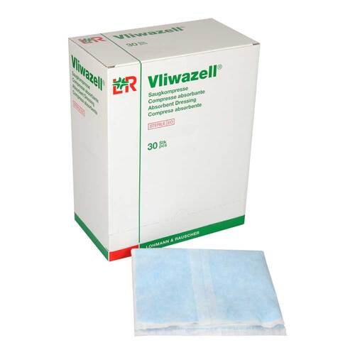 Vliwazell Saugkompressen 10x20 cm steril - 1