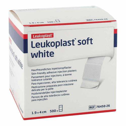 Leukoplast soft white Injektion - Pflaster Strips 19x40 mm - 1