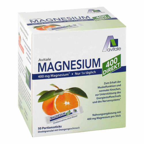 Magnesium 400 direkt Orange Portionssticks - 1