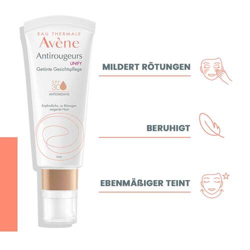 Avene Antirougeurs Unify get&ouml;nte Pflege Creme SPF 30 - 3