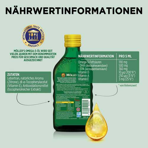 M&ouml;ller`s Omega-3 Zitronengeschmack &Ouml;l - 3