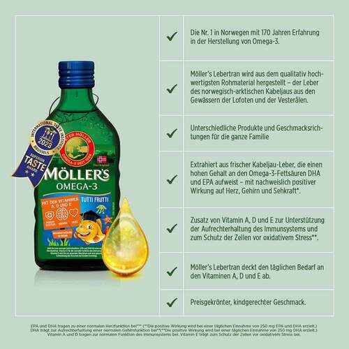 M&ouml;ller`s Omega-3 Kids Fruchtgeschmack &Ouml;l - 4